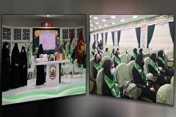 تكريم الطالبات اليتيمات الحافظات للقرآن عند مرقد الامام الحسين (ع)
