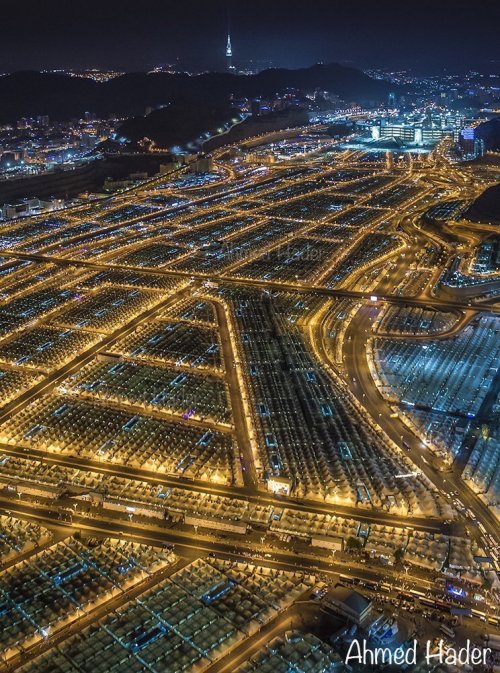 Immagini aeree di Mecca e Medina
