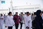 Səudiyyə Ərəbistanı Quran müsabiqəsi iştirakçılarının Məkkə saat qülləsi muzeyinə ziyarəti