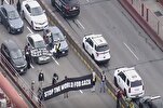 Versammlung Anhänger Palästinas auf Golden Gate Bridge in San Francisco + Video