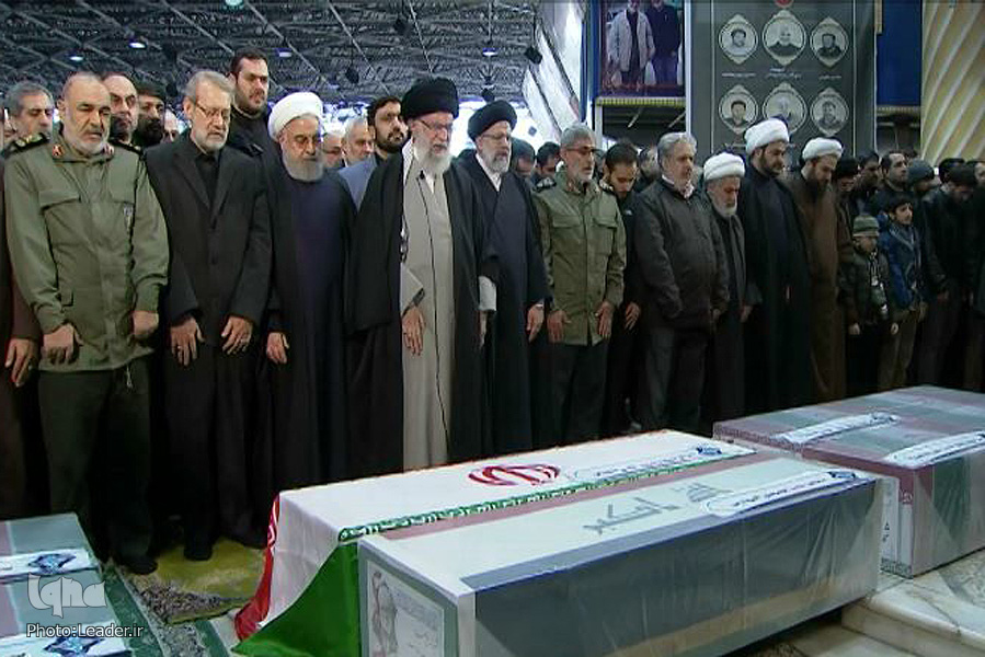 Ayatollah Khamenei Leads Salat al-Mayyit for Martyr Soleimani