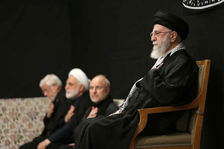 Photos: Ashura Eve Mourning Ceremony Held in Presence of Ayatollah Khamenei