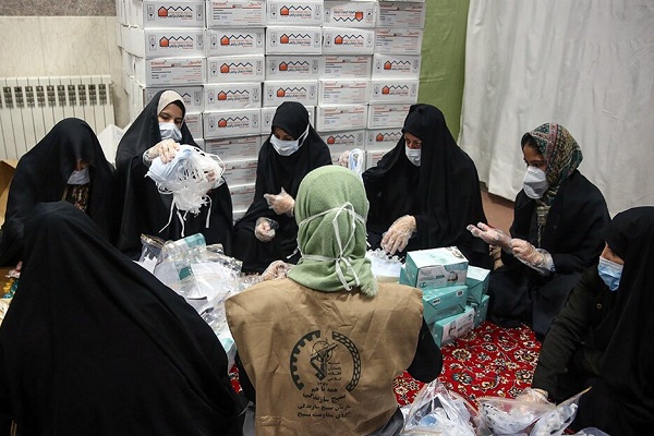 خانواده‌ای که مسجد را برای مقابله با کرونا تجهیز کرد