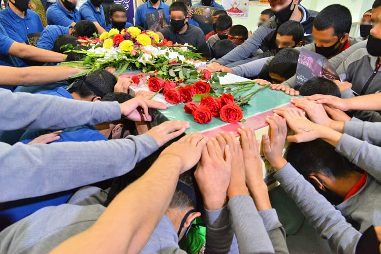 تشییع شهید گمنام دفاع مقدس در زندان&zwnj;های هرمزگان