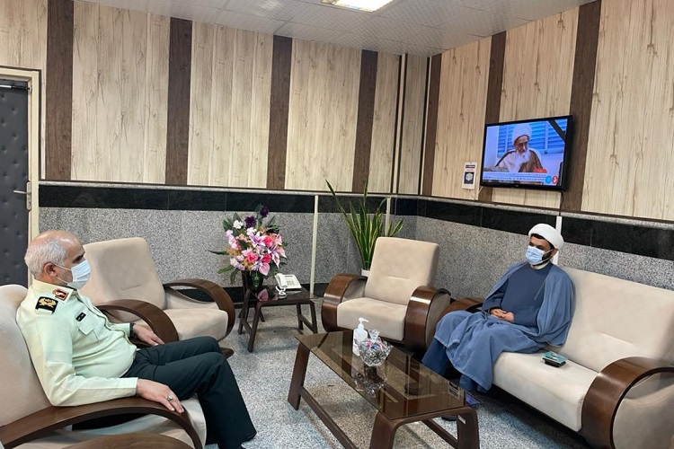 دیدار دبیر ستاد امر به معروف و فرمانده انتظامی هرمزگان