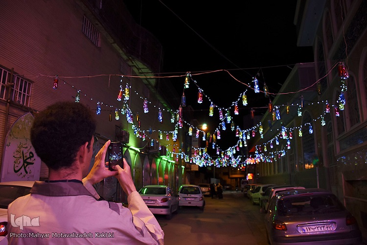 آذین بندی نیمه شعبان