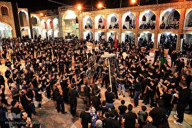 حسینیه ایران؛ مراسم سنتی سنج زنی در آران و بیدگل