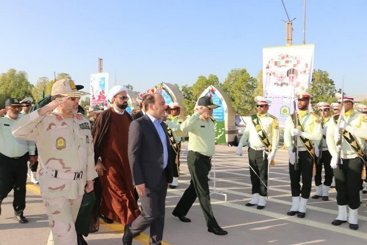 صبحگاه مشترک نیروهای مسلح هرمزگان