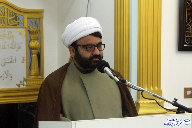 حجت الاسلام غلامی رئیس تبلیغات اسلامی قشم