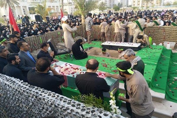 برگزاری آیین سالگرد تدفین شهید گمنام استانداری هرمزگان