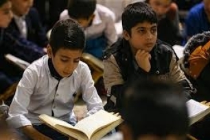 محفل انس با قرآن دانش آموزان