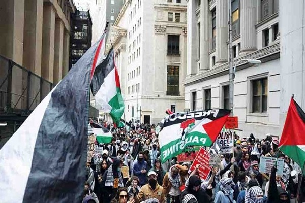 محدود کردن طرفداران فلسطین در آمریکا به بهانه قانون مبارزه با یهودی‌ستیزی