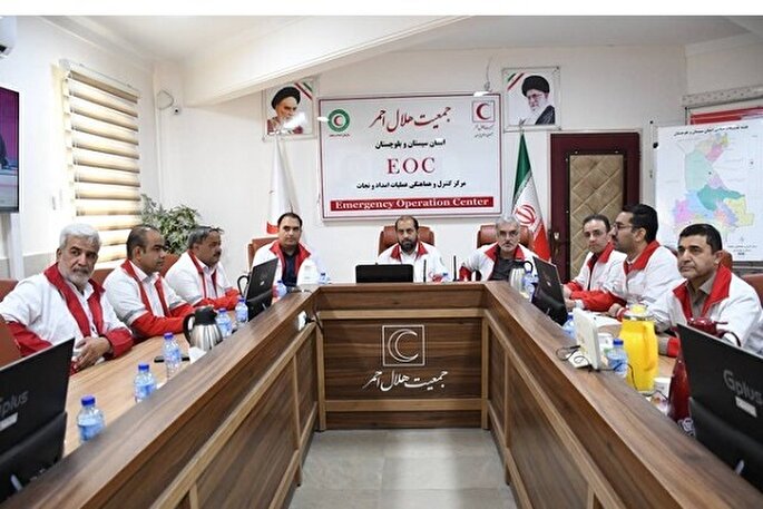 هلال‌ احمر سیستان‌وبلوچستان در حالت آماده‌باش کامل قرار دارد