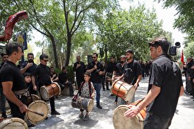 گلزار شهدا در تاسوعای حسینی