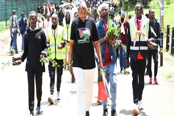 کاشت هزاران اصله درخت در کنیا به نشانه حمایت از مردم فلسطین