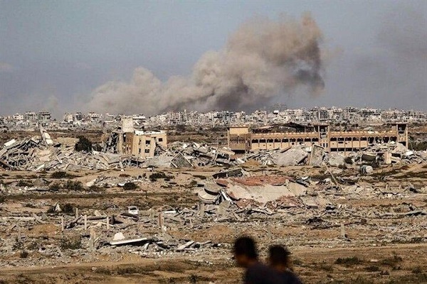شنیده‌شدن صدای انفجار در غزه و تخریب گسترده خانه‌ها