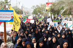 راهپیمایی ۱۳ آبان در بندرعباس