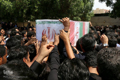 تشیع شهدای وزارت دفاع در بندرعباس