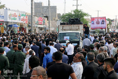 تشیع شهدای وزارت دفاع در بندرعباس