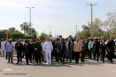 تشیع شهدای وزارت دفاع در بندرعباس