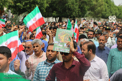 حمایت نمازگزاران جمعه بندرعباس از سپاه