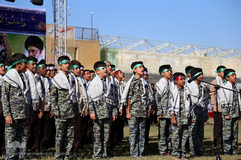 تجدید بیعت بسیجیان با مقام معظم رهبری و آرمان های امام خمینی(ره)