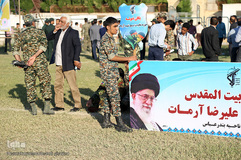 تجدید بیعت بسیجیان با مقام معظم رهبری و آرمان های امام خمینی(ره)