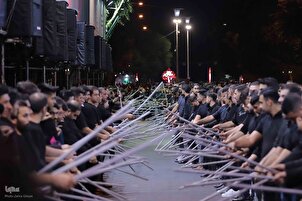 Rituel du Shah Hussein Goyan à Tabriz, en Iran, pendant le mois de Muharram